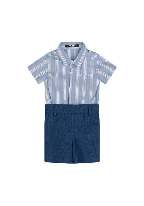 Tutina con logo BALMAIN KIDS | BYA511 Z3657617BC